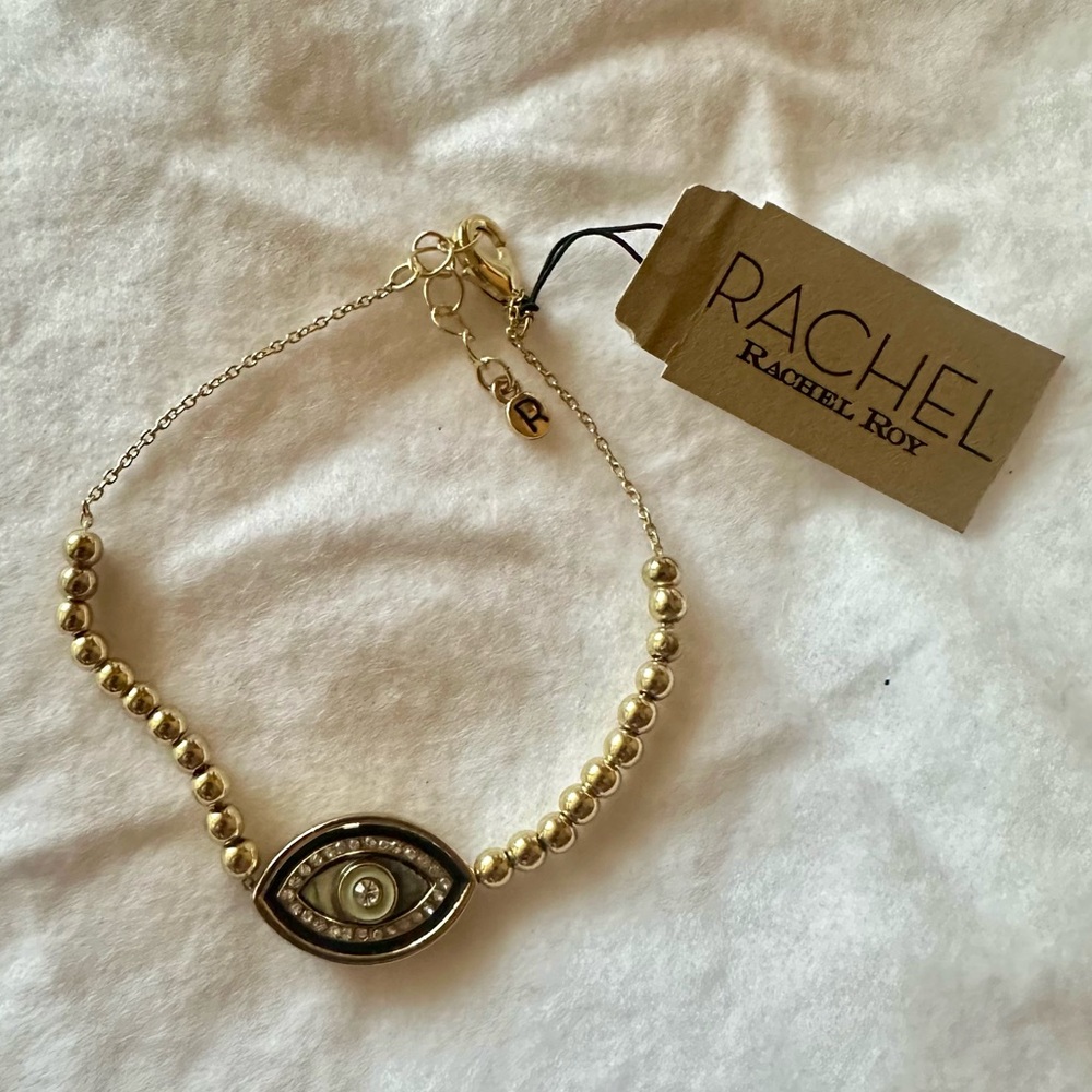 Evil Eye Gold Chain Bracelet